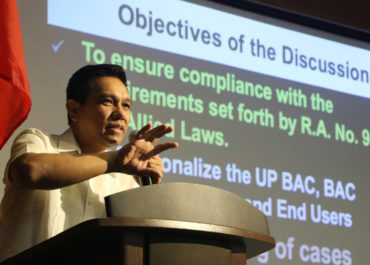 UPLB steps up training in procurement for BAC, TWG